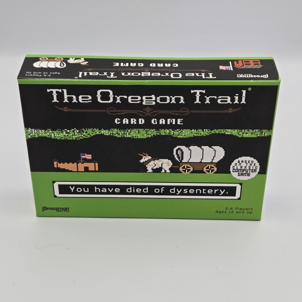 THE‎ OREGON TRAIL Card Game - Pressman - Complete - New